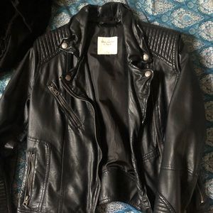Pleather jacket Abercrombie